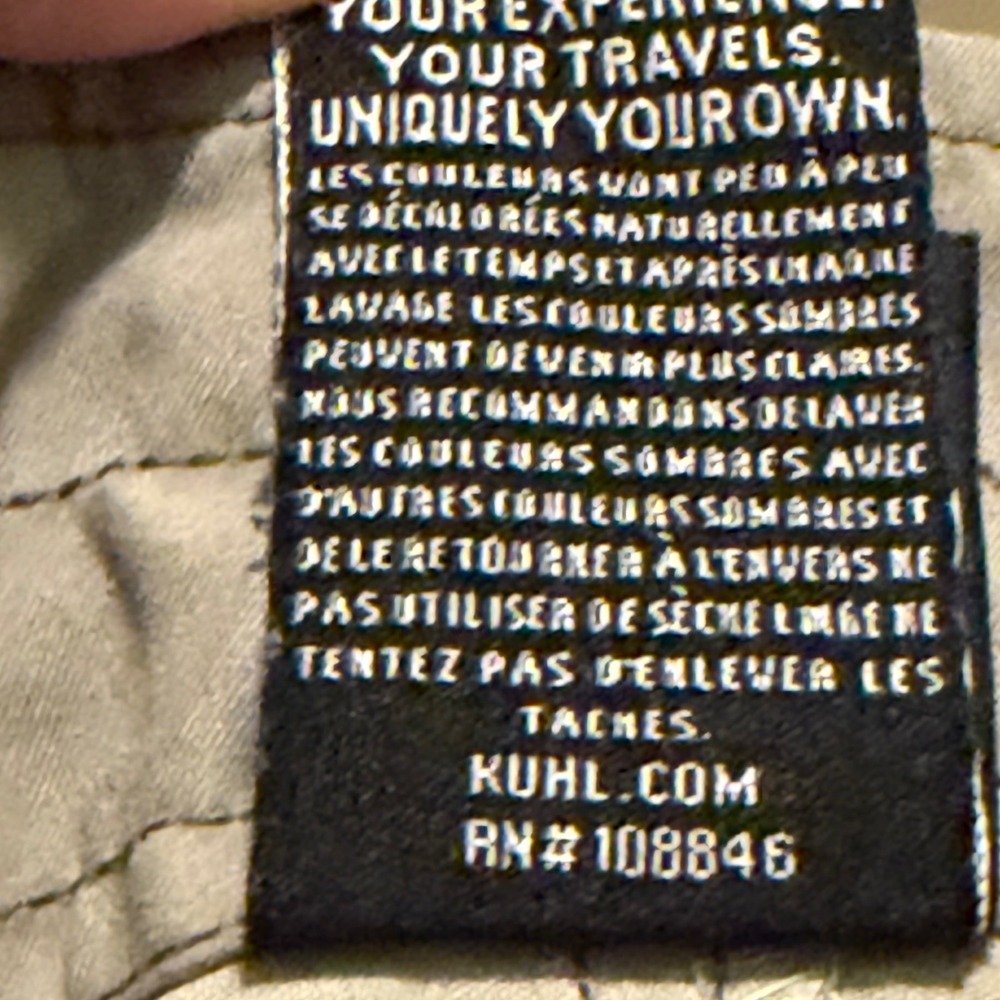 Kuhl Revolvr Khaki Tan Vintage Patina Dye Hiking Work Pants Mens Size 32x32 - Picture 6 of 14